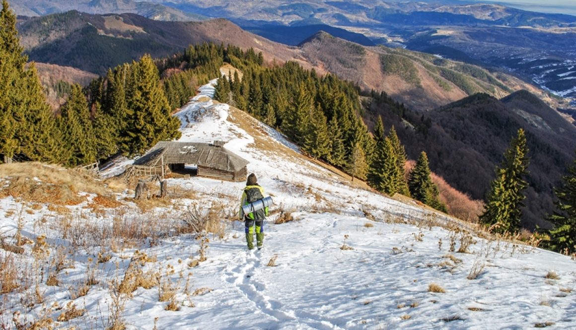 Departe de oameni in Muntii Vrancei de Anul Nou